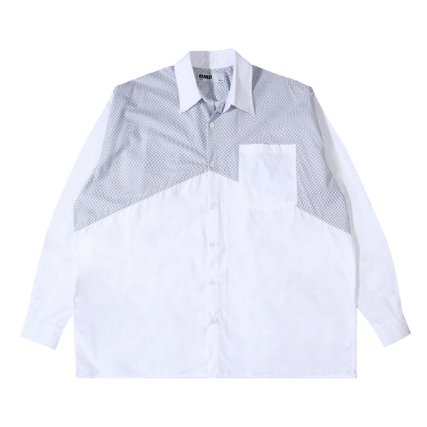 Stripes Panelled Shirt