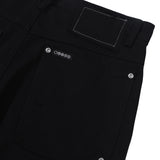 Panel Rivet Shorts - Black