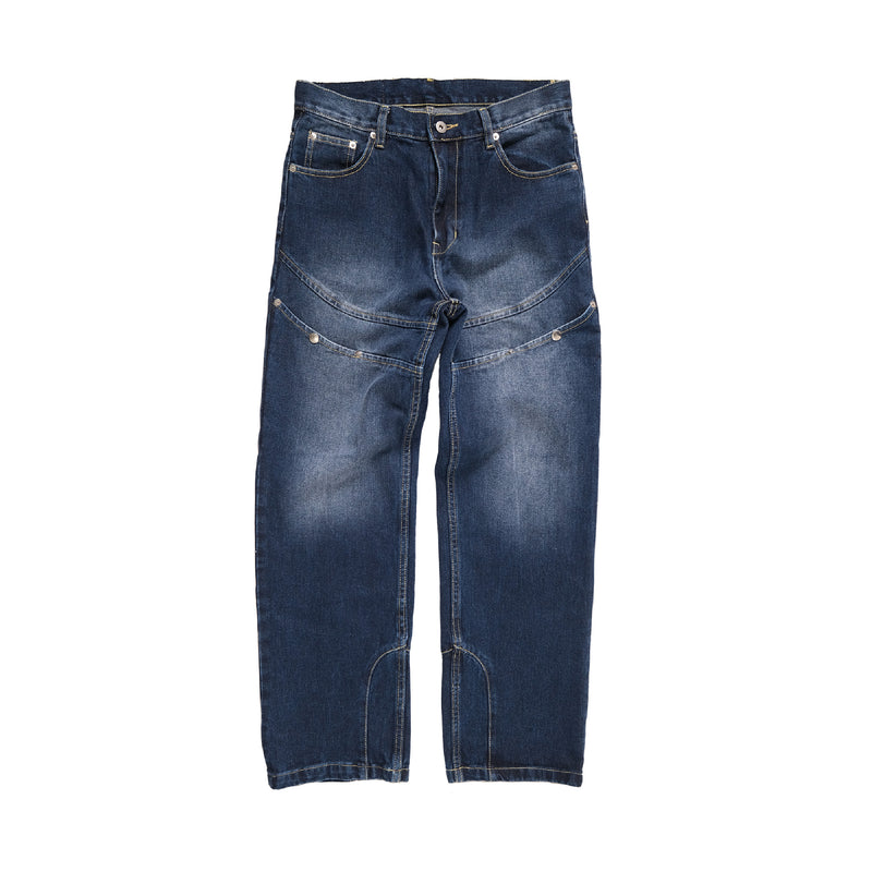 Sliced Washed Denim Pants