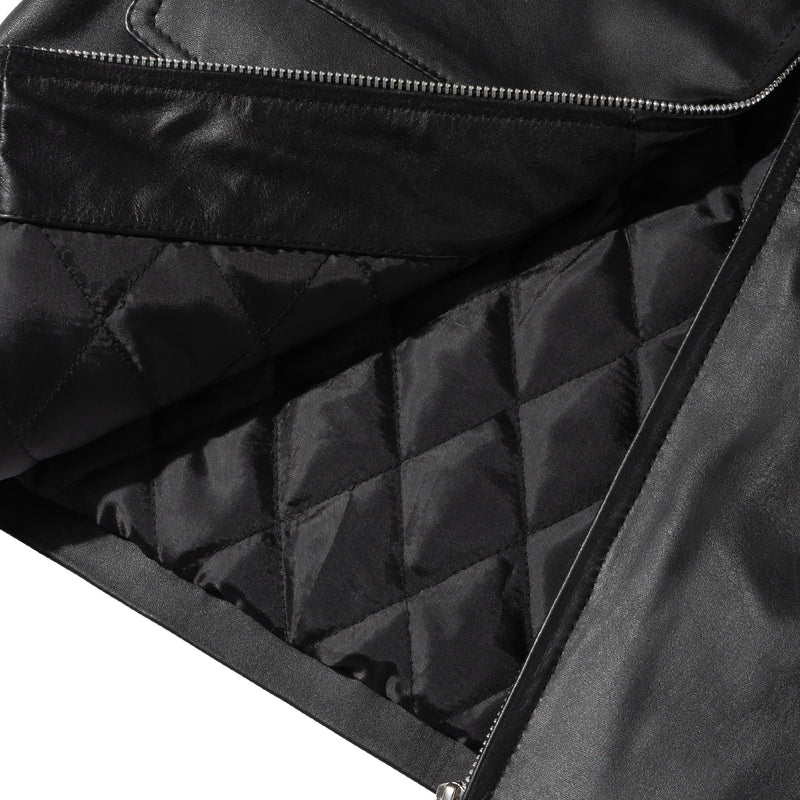 Mayhem Leather Jacket - Black