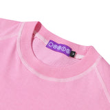 Orbis Panel Short Sleeve T-Shirt – Pink
