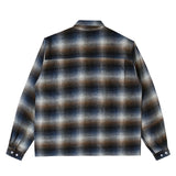 Orbis Zip Shirt Plaid - Blue/Brown