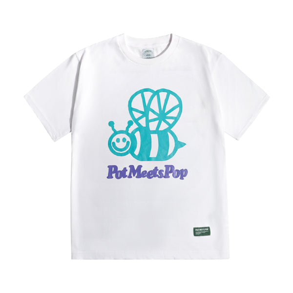 Cann I Buzz Tee - White