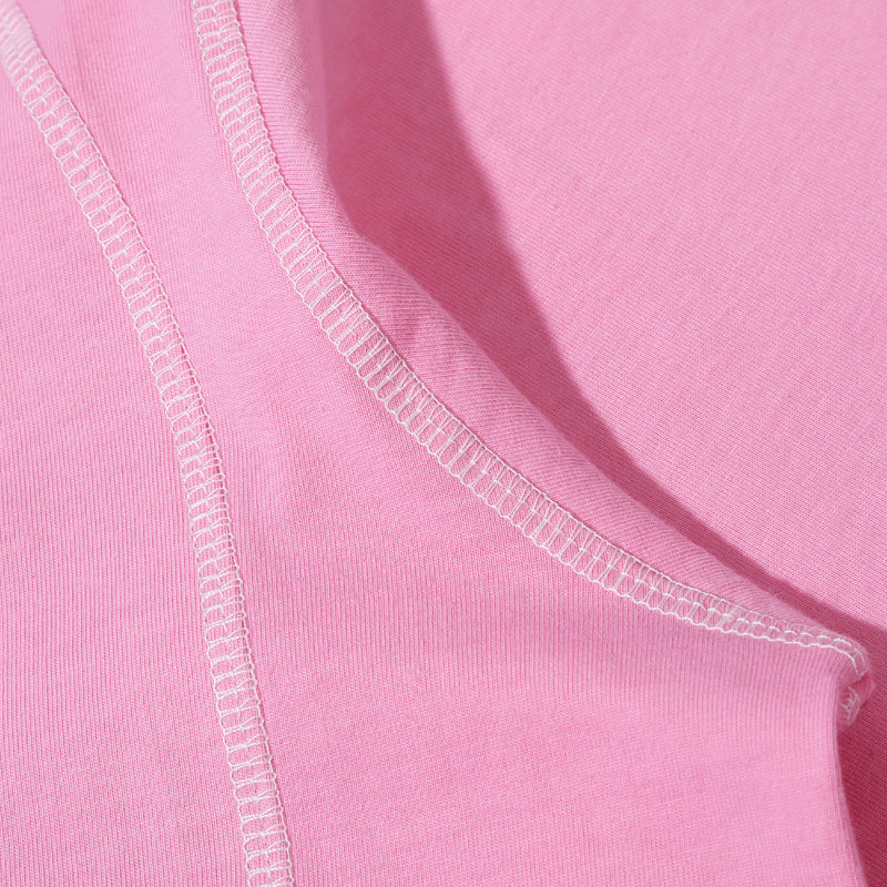 Orbis Panel Short Sleeve T-Shirt – Pink