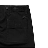 Pleated Knee Pants - Black