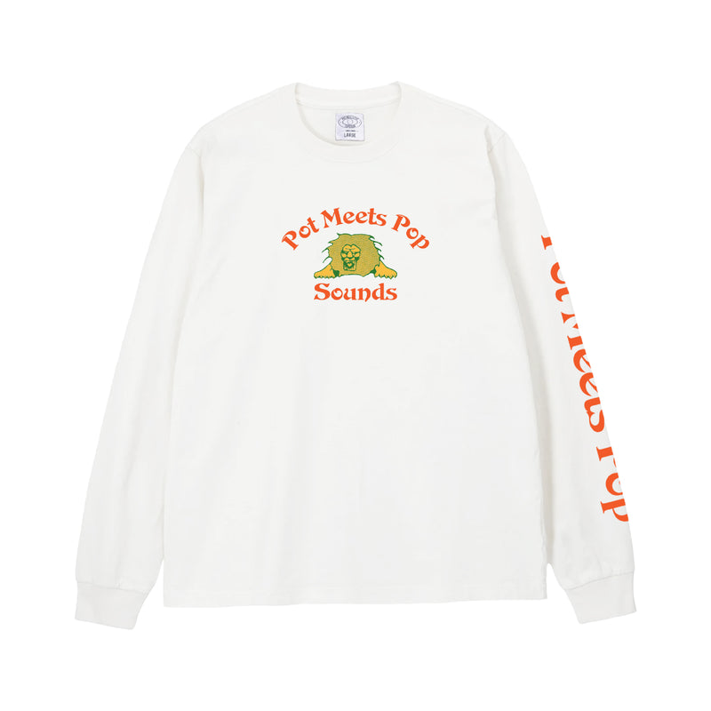 Soundsystem T-Shirt Longsleeve - White