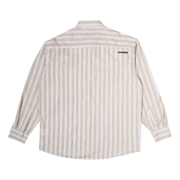 Round Logo Stripe Shirt - Mix