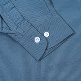 Lightweight Seersucker Shirt - Blue