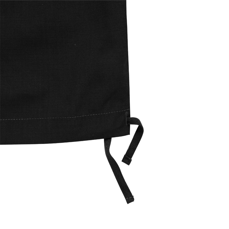 Pleated Knee Pants - Black