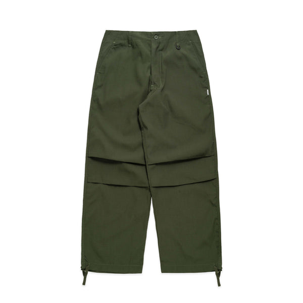 Pleated Knee Pants - Green