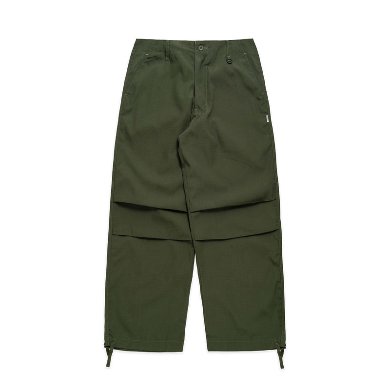 Pleated Knee Pants - Green