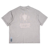 Raung Graphique Deepa T-Shirt - Light Grey Pigment Dyed