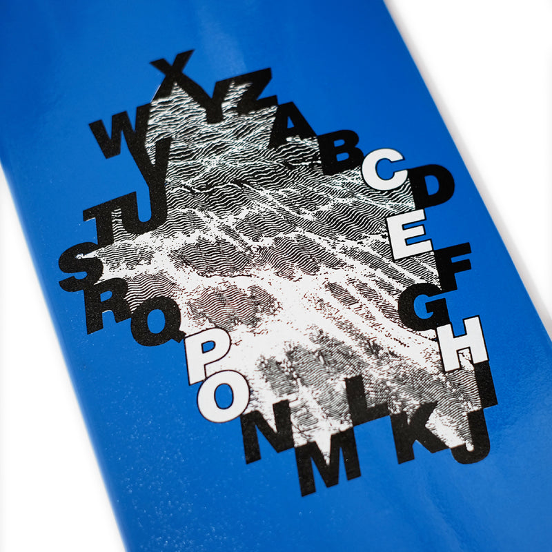 Wave Skate Deck - Blue