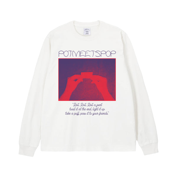 Roll T-Shirt Longsleeve - White