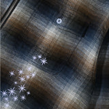 Orbis Zip Shirt Plaid - Blue/Brown