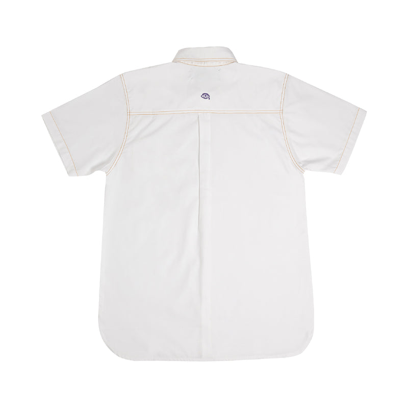 Monogram Ss Workshirt - White