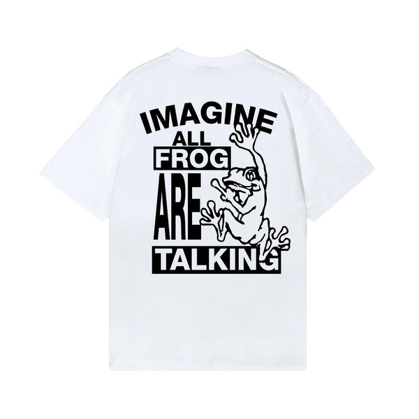 Frog Talking T-Shirt - White