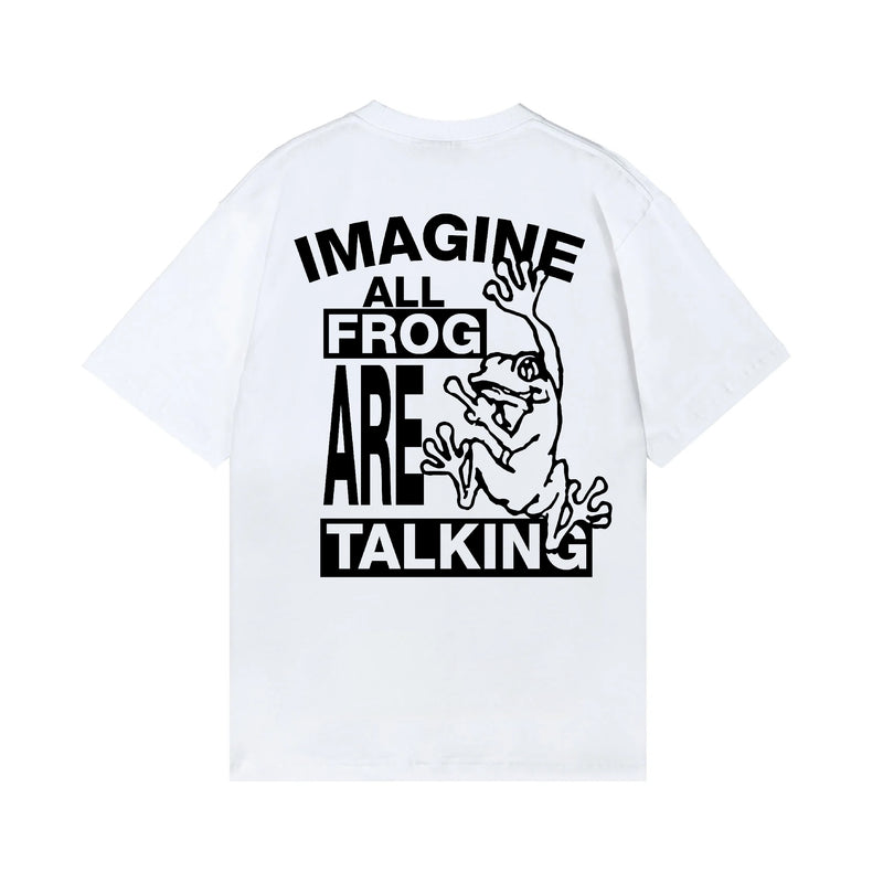 Frog Talking T-Shirt - White