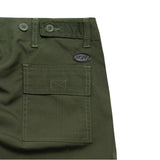 Pleated Knee Pants - Green