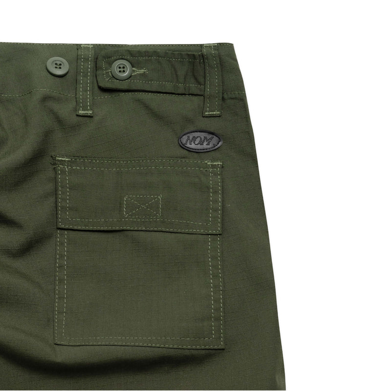 Pleated Knee Pants - Green