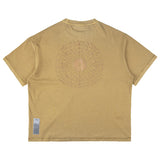 Raung Graphique Satui T-Shirt - Aged Breen Pigment Dyed