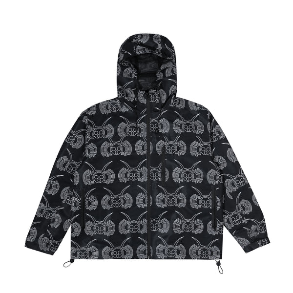 Icon Logo Wind Breaker Jacket - Black