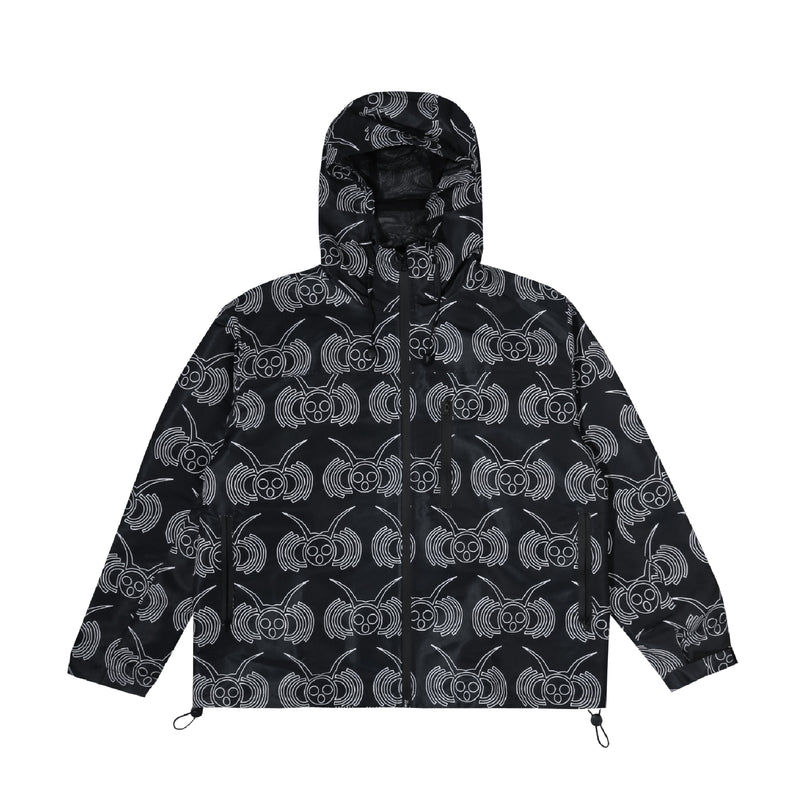 Icon Logo Wind Breaker Jacket - Black