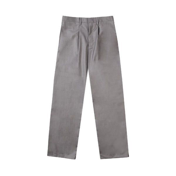 Boxy Pleated Pants - Grey