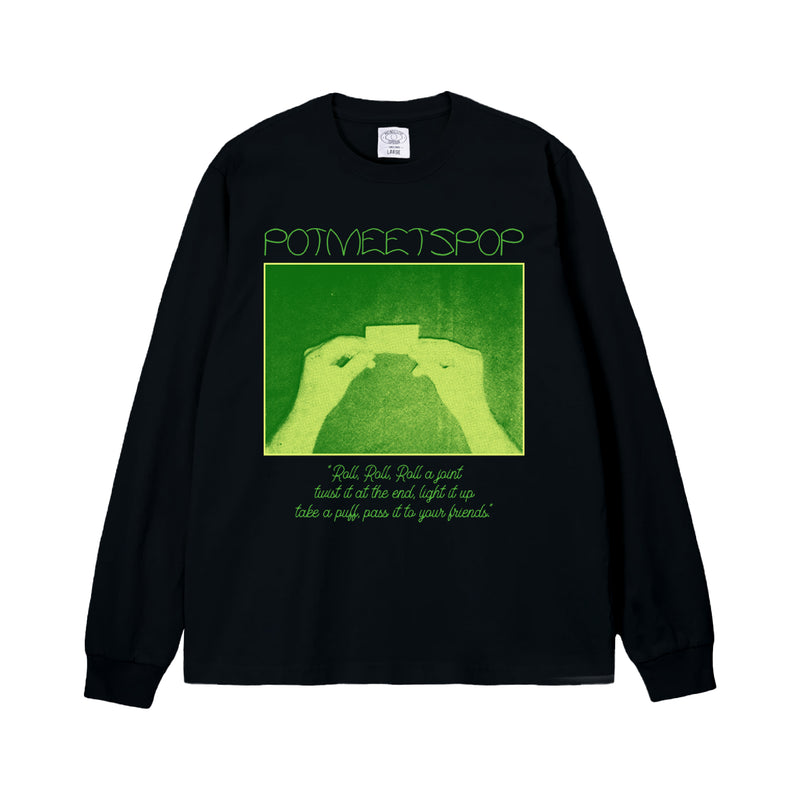 Roll T-Shirt Longsleeve - Black