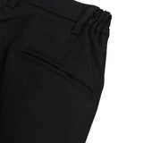 Double Pleats Pants - Black
