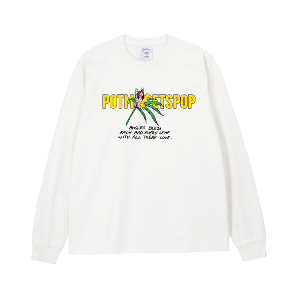 Leaf Logo T-Shirt Longsleeve - White