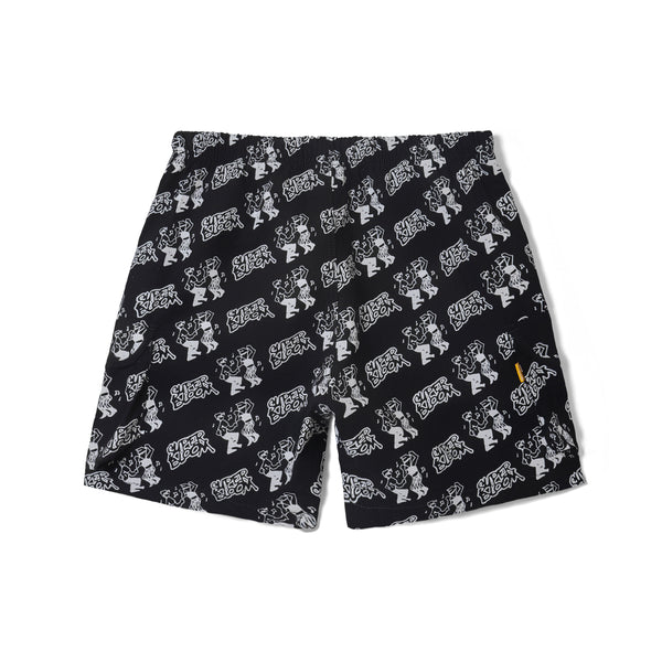 Logo Dancing Cargo Shorts - Black