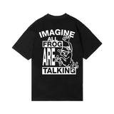Frog Talking T-Shirt - Black