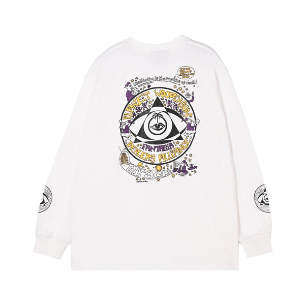 Gong Gnome Ls T-Shirt - White