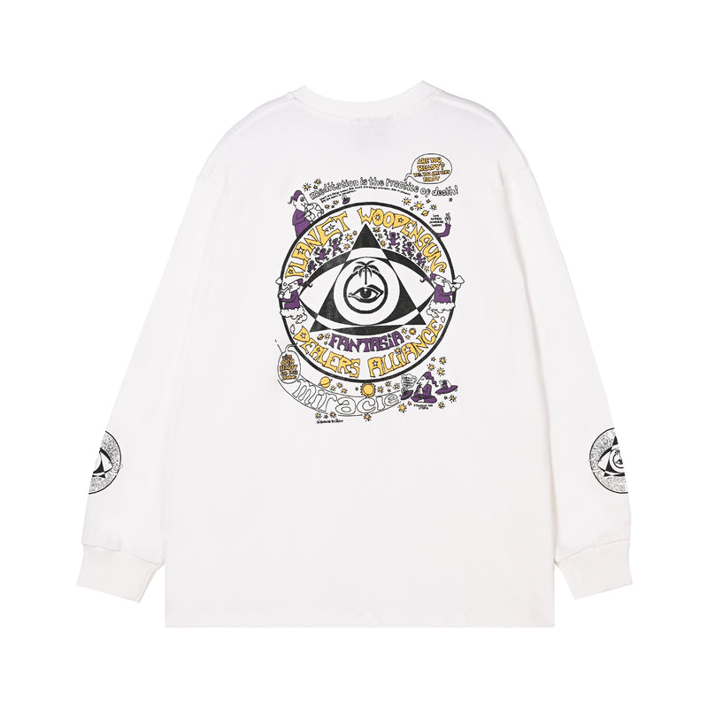 Gong Gnome Ls T-Shirt - White