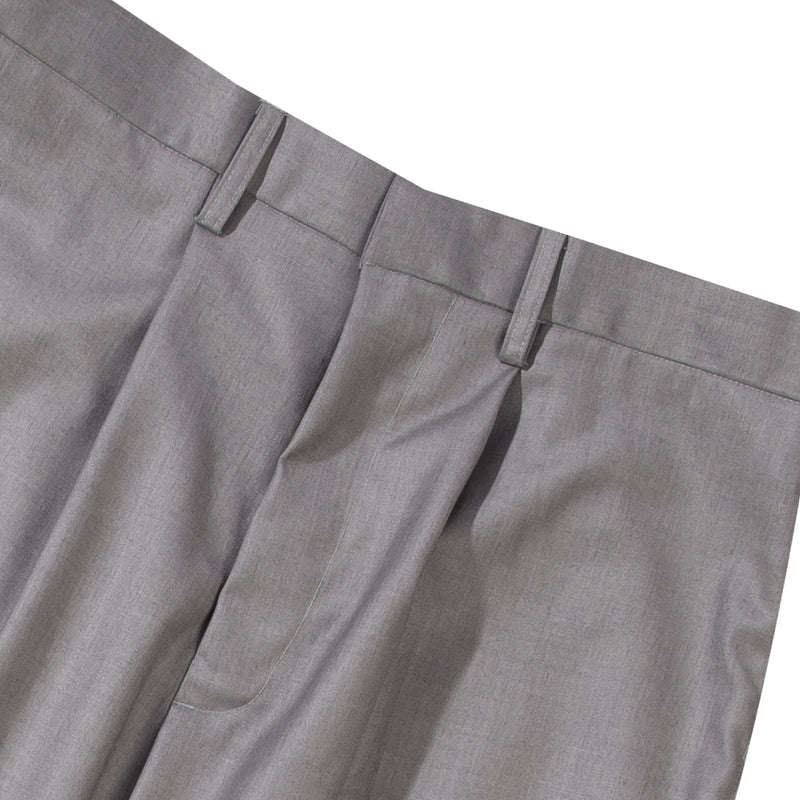 Boxy Pleated Pants - Grey