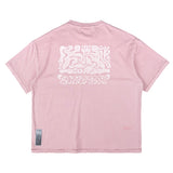 Raung Graphique Padar T-Shirt - Dusty Rose Pigment Dyed