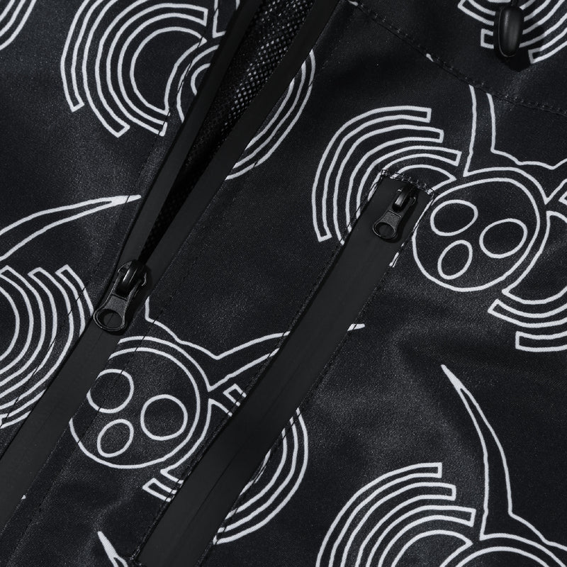 Icon Logo Wind Breaker Jacket - Black
