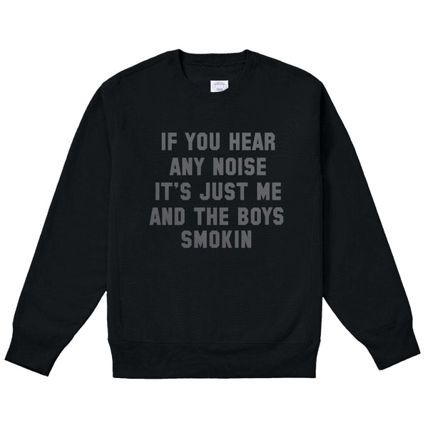 Smokin Boys Crewneck Sweatshirt - Black