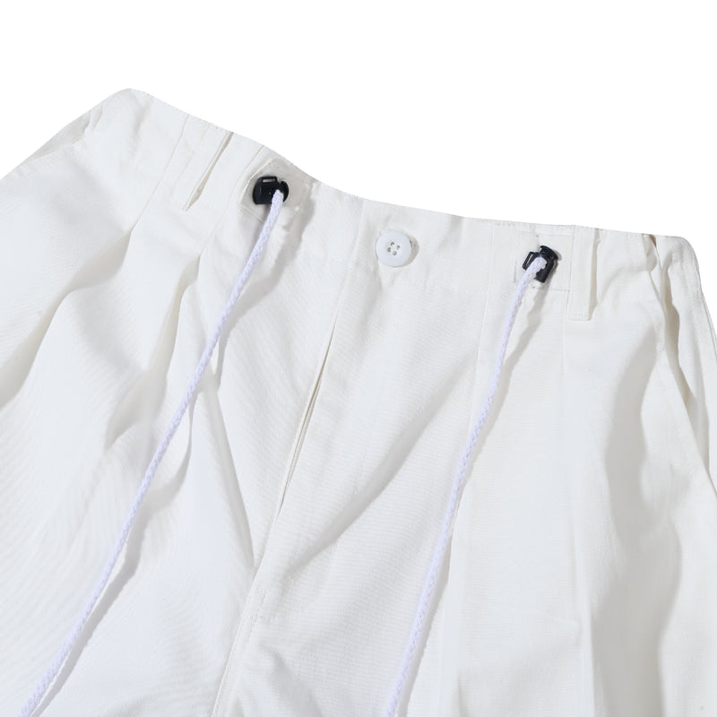 Balloon Shorts - White