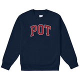 Pot Crewneck Sweatshirt - Navy