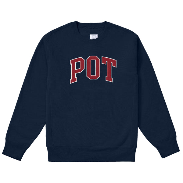 Pot Crewneck Sweatshirt - Navy