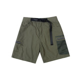 Mesh Pocket Utility Shorts - Green