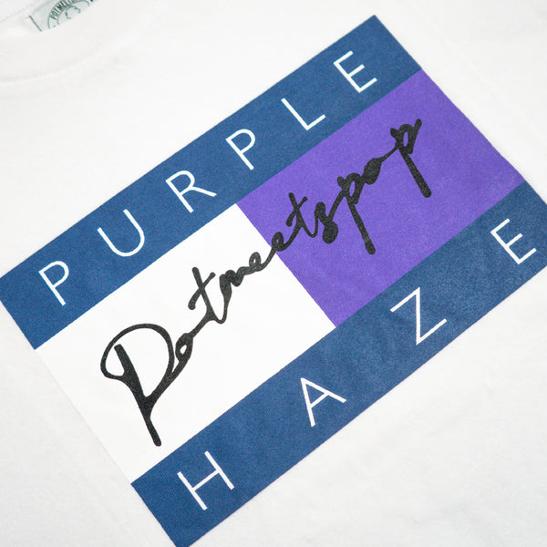 Purple Haze Tee - White