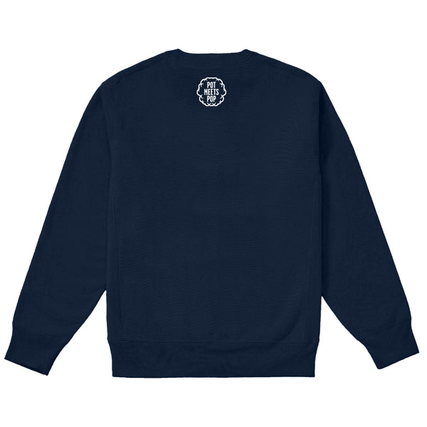 Pot Crewneck Sweatshirt - Navy