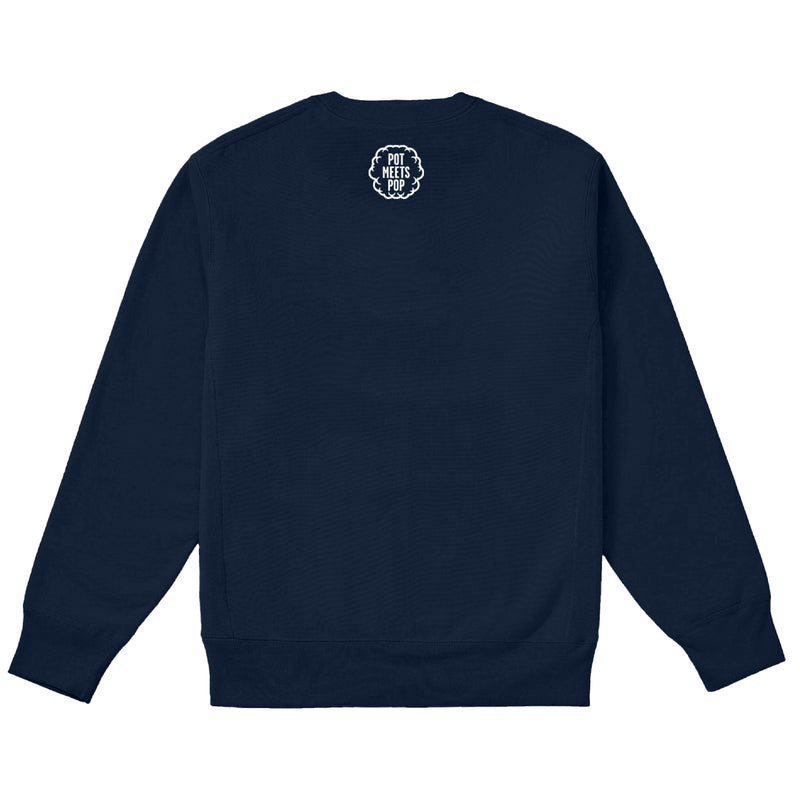Pot Crewneck Sweatshirt - Navy