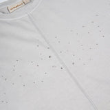 Raung Graphique Arka T-Shirt - Moon Cream Pigment Dyed