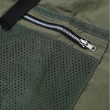 Mesh Pocket Utility Shorts - Green