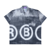 Orbis Dots Shirt - B/W