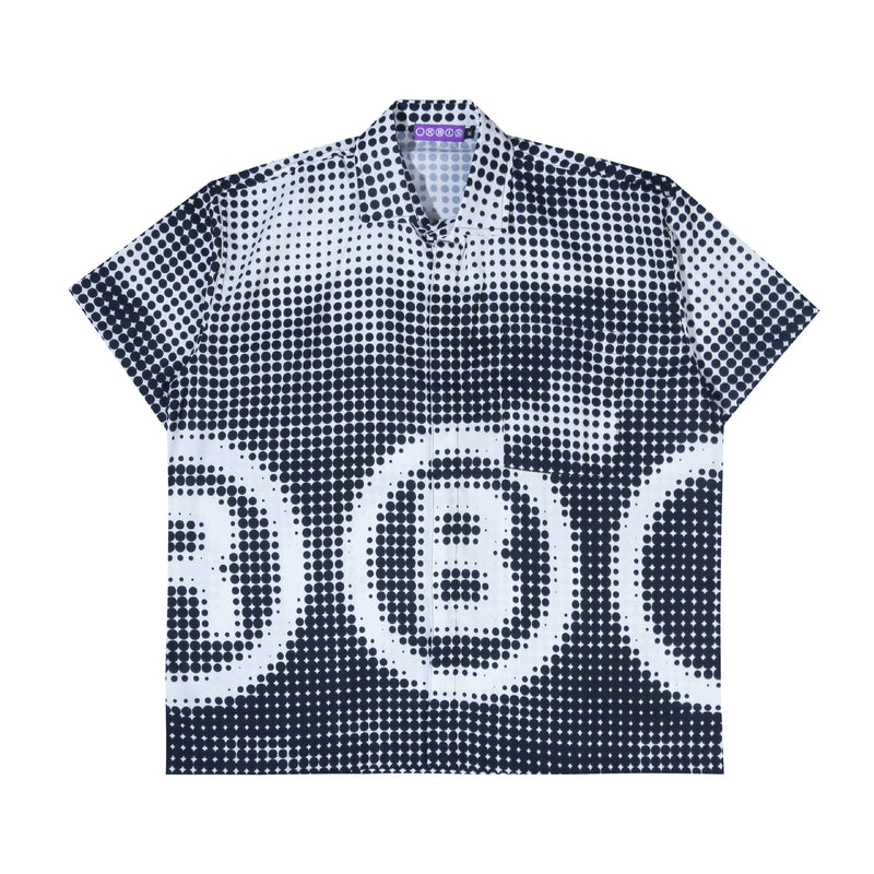 Orbis Dots Shirt - B/W